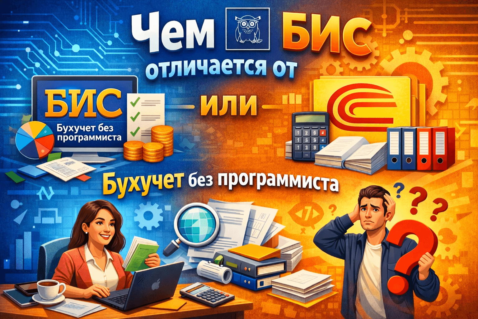 Чем БИС отличается от 1С или Бухучет без программиста
